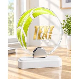 Skleněná trofej CR242075M12 | Tenis