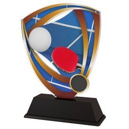 Akrylátová trofej CACUF001M22 | Stolný tenis