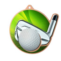 Metallmedaille MDM01M23 | Golf