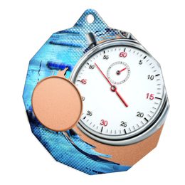 Kovová medaila ekoMDM03M04 | Plávanie