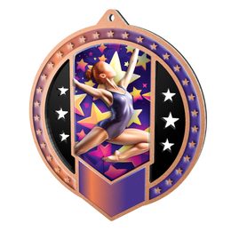 Kovová medaile MDMA03M29 | Gymnastika