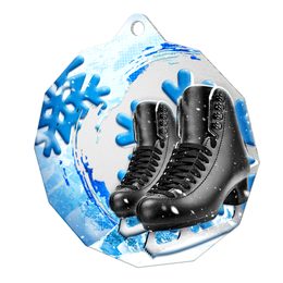 Metallmedaille MDM03M52 | Eislaufen