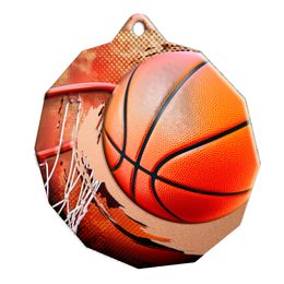 Metallmedaille MDM03M02 | Basketball