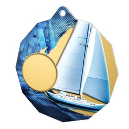 Metallmedaille ekoMDM03M20 | Wassersport