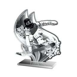 Akrylátová trofej AWF M70 | Snowboard