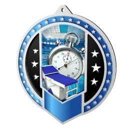 Metallmedaille MDMA03M13 | Schwimmen