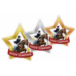 Akrylátová medaile MDASTARM33 | Jezdectví