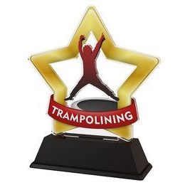 Acryltrophäe STAR001M38 | Trampolin