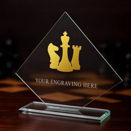 Glastrophäe CRM202405M08 | Schach