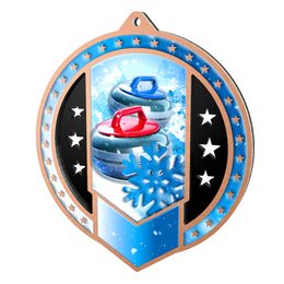 Metallmedaille MDMA03M41 | Curling