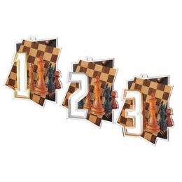 Acrylmedaille MDAF0017M09 | Schach