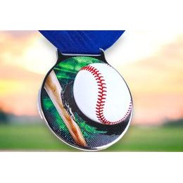 Kovová medaile MDLMIDM40 | Baseball