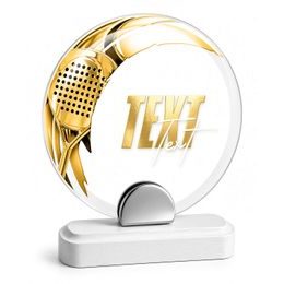 Skleněná trofej CR242075M13 | Padel