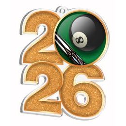 Acrylmedaille MDA2026M04 | Billard