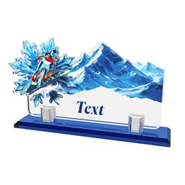 Akrylátová trofej APLAG26M09 | Skoky na lyžích