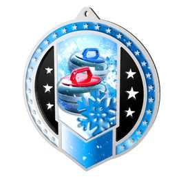 Metallmedaille MDMA03M41 | Curling