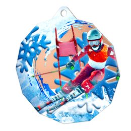 Metallmedaille MDM03M48 | Skifahren