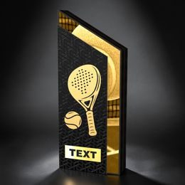 Dřevěná trofej WM001M05 | Padel