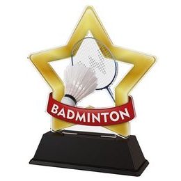 Akrylátová trofej STAR001M04 | Badminton