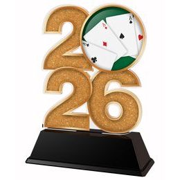 Acryltrophäe C2026M28 | Kartenspiele