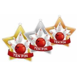 Akrylátová medaile MDASTARM10 | Bowling