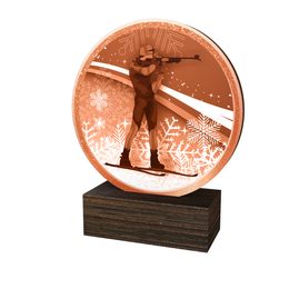 Dřevěná plaketa TFRW800 | Biatlon