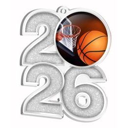 Acrylmedaille MDA2026M06 | Basketball