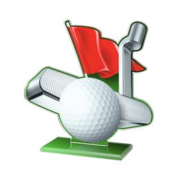 Akrylátová trofej AWF M50 | Golf