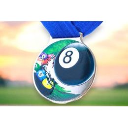 Kovová medaile MDLMIDM37 | Biliard