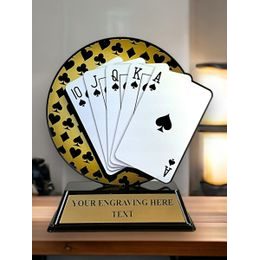 Acryltrophäe FABM20 | Kartenspiele