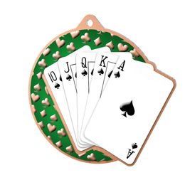 Metallmedaille MDM01M25 | Kartenspiele