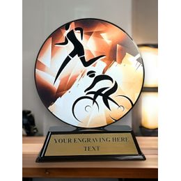 Acryltrophäe FABM38 | Duatlon