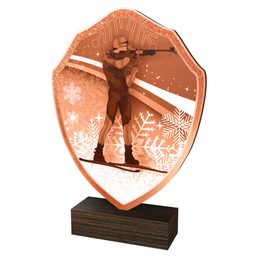 Dřevěná plaketa TFRW300 | Biatlon