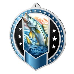 Kovová medaile MDMA03M24 | Rybolov