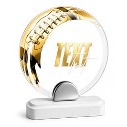 Skleněná trofej CR242075M06 | Americký fotbal
