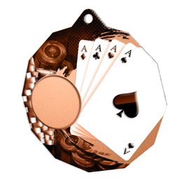 Metallmedaille ekoMDMR03M12 | Kartenspiele