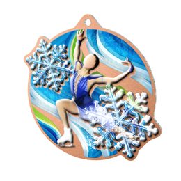 Metallmedaille MDM01M07 | Eiskunstlauf
