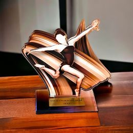 Akrylátová trofej AWF M25 | Gymnastika