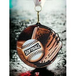 Acrylmedaille MDARBL M10 | Softball