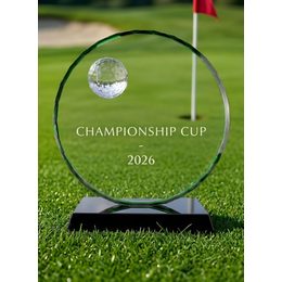 Skleněná Golfová Trofej CRG2026M01