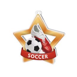 Acrylmedaille MDASTARM100 | Fußball