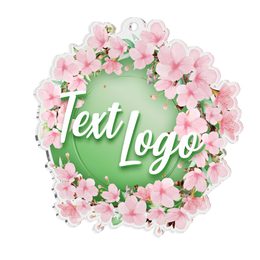 Acrylmedaillen MDA0015 | Ausgabe mit Blumen