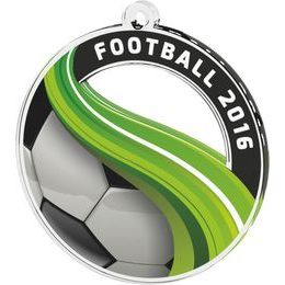Akrylátová medaile MDAF0010M11 | Futbal