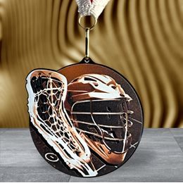 Acrylmedaille MDARBL M32 | Lacrosse