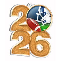 Acrylmedaille MDA2026M26 | American Football