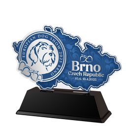 Akrylátová trofej EDS25 AKEKC 1 | Kynologie