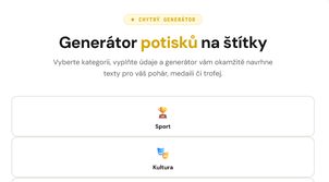 Generátor potisků