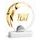 Skleněná trofej CR242075M12 | Tenis