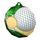 Kovová medaile ekoMDM03M39 | Golf