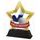 Akrylátová trofej STAR001M11 | Pozemní hokej